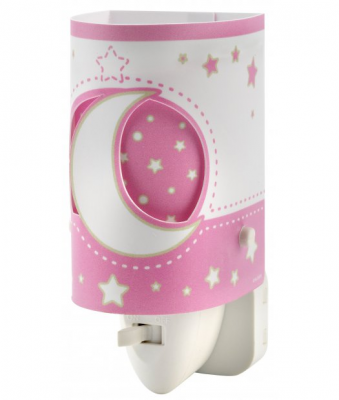 Дитячий нічник в розетку Dalber MOONLIGHT Pink 63235LS