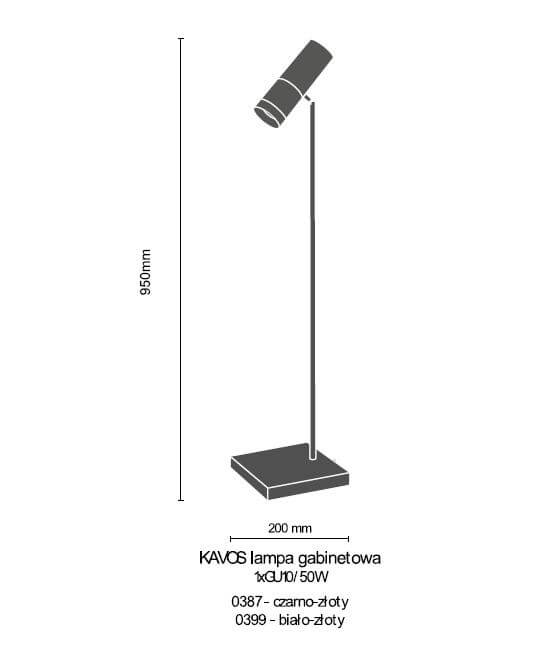 Настільна лампа Amplex KAVOS 0399 (8377)