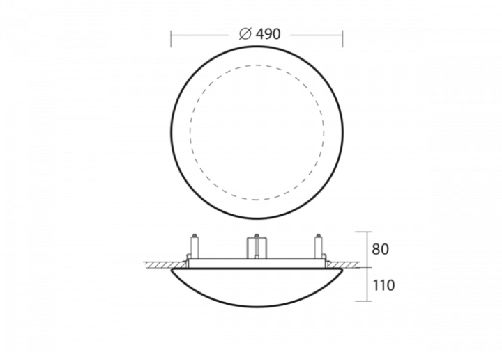 Стельовий світильник Osmont AURA V5 59861 фото