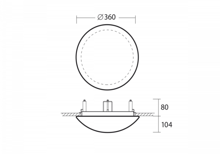 Стельовий світильник Osmont AURA V10 59341 фото