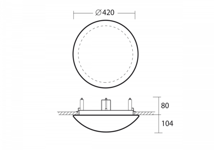 Стельовий світильник Osmont AURA V11 59847 фото