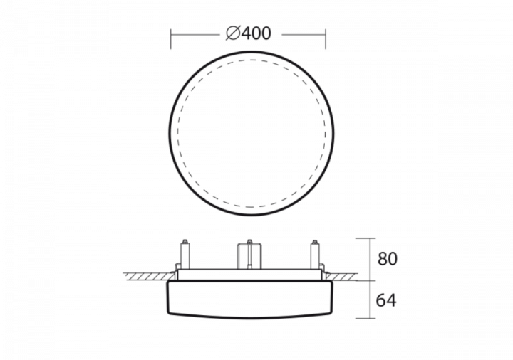 Стельовий світильник Osmont DELIA V2 65591 фото