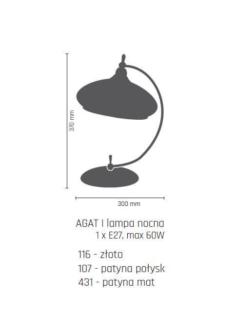 Настільна лампа Amplex AGAT 431 (8900)