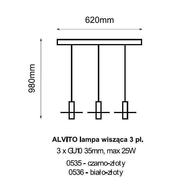 Люстра Amplex ALVITO 0536 (8151)